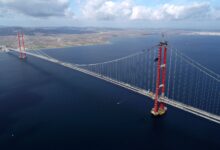 تركيا تزيح الدنمارك من المرتبة الأولى كأطول جسر معلق في أوروبا وتحطم رقم قياسي من خلال جسر Canakkale كأطول جسر معلق في العالم أيضاً